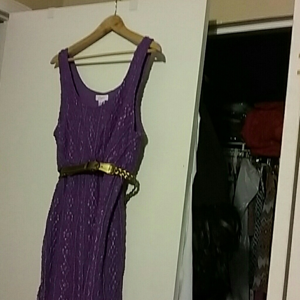 Purple dress